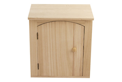 Image of Rayher Holz-Schlüsselkästchen FSC Mix Credit | 18 × 5 × 22 cm
