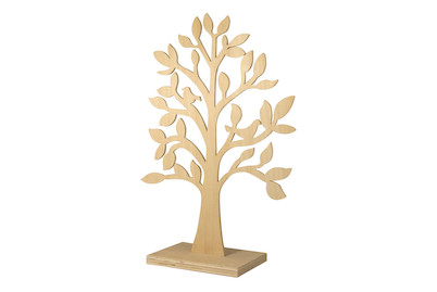 Image of Rayher Holz Baum mit Vögeln | ⌀ 50 cm