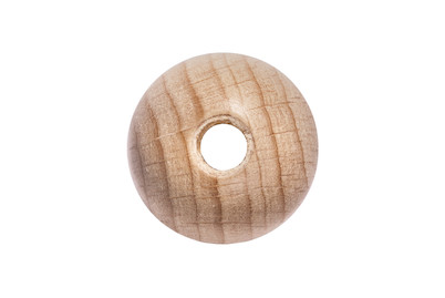 Image of Rayher Rohholz-Kugeln Gebohrt | ⌀ 1 cm | 35 Stück