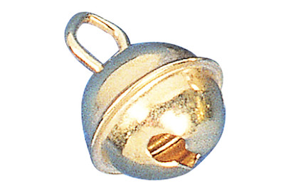 Image of Rayher Deko-Metallglöckchen Kugelförmig | ⌀ 1.1 cm | 10 Stück