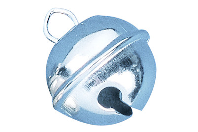 Image of Rayher Deko-Metallglöckchen Kugelförmig | 2.4 cm | 4 Stück