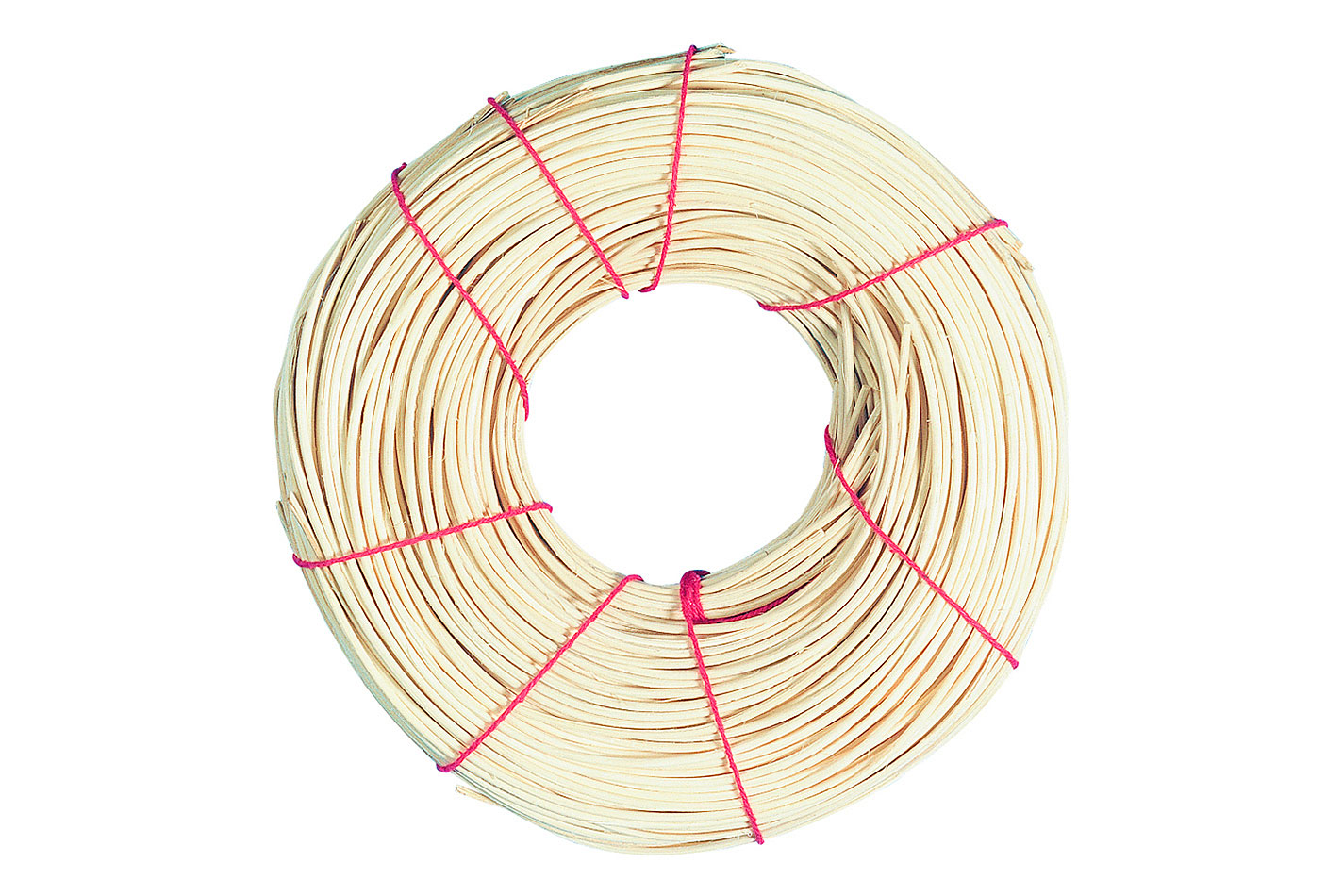 Rayher Cannucce di giunco 1A qualità fascia rossa Nr. 4 | ⌀ 2,2 mm | 125 g