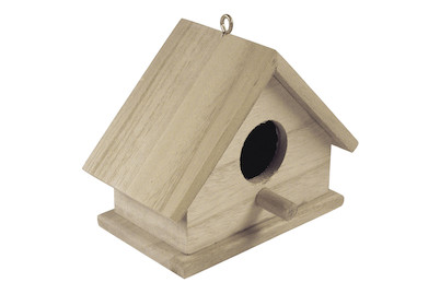 Image of Rayher Holz Vogelhaus | 13.5 × 7.5 × 10 cm