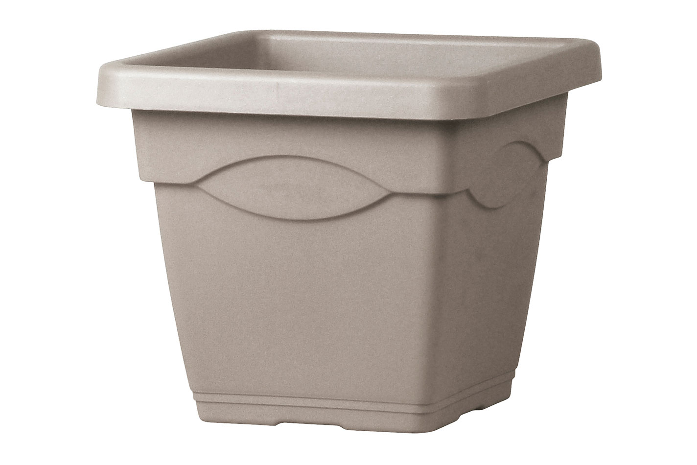 Teraplast Gefäss Quadro Circeo Braun | 38 × 33 cm | 25 l