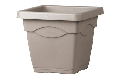 Teraplast Gefäss Quadro Circeo Braun | 38 × 33 cm | 25 l
