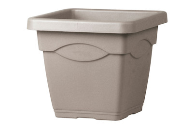 Teraplast Gefäss Quadro Circeo Braun | 45 × 40 cm | 42 l
