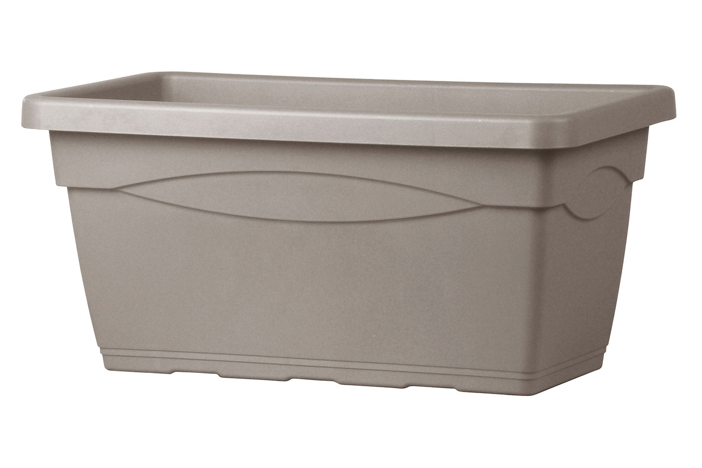 Teraplast Pflanzkasten Cassettone Braun | 78 × 37 cm | 60 l