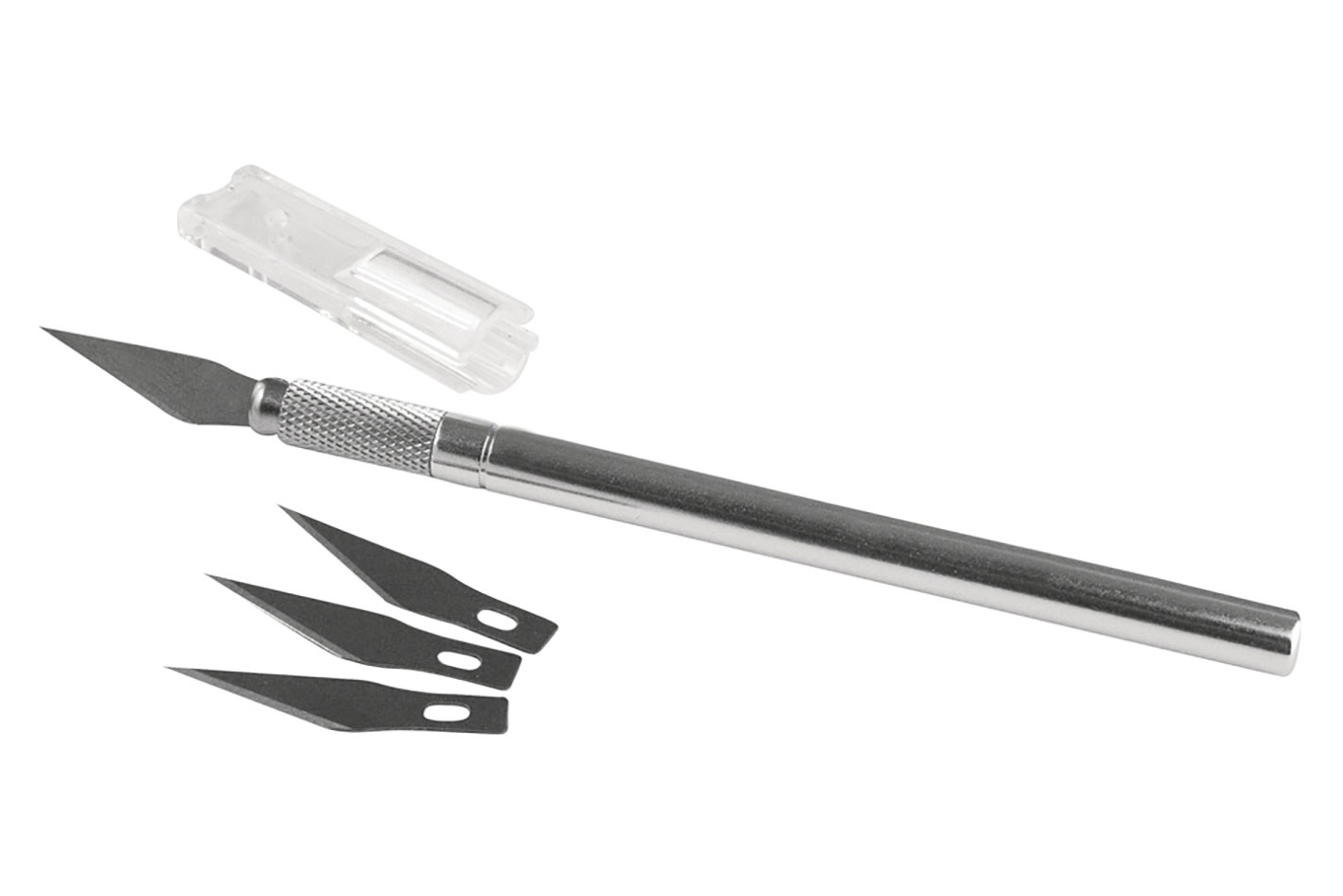 Rayher Coltello da precisione per lavori manuali con 3 lame di ricambio