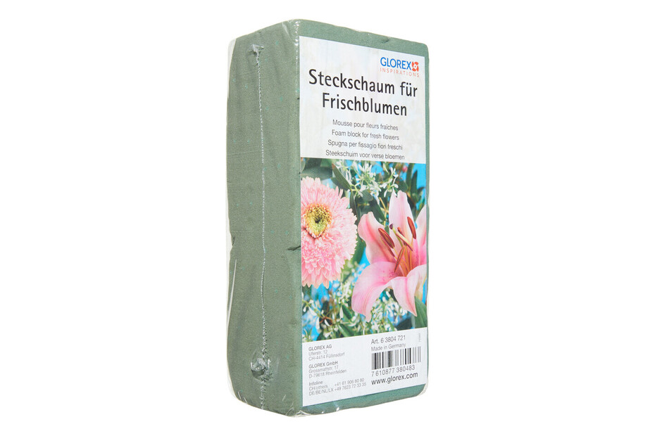 Glorex Steckschaum für Frischblumen