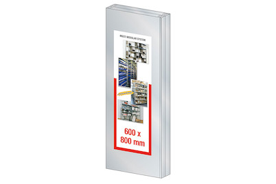 Image of Megobully Profi-Steckregal | 80 × 60 cm | 2 Tablare