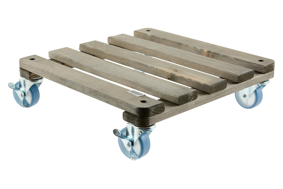 Wagner Pflanzenroller FENG Shui 40 x 40 x 10,5 cm I Blumenroller für den Innenbe Wagner Pflanzenroller FENG Shui 40 x 40 x 10,5 cm I Blumenroller für den Innenbe