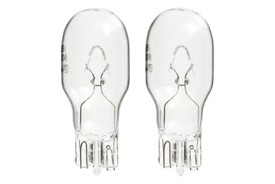 Philips Vision Ampoules à culot en verre W16W | 12 V × 16 W | 2 pièces