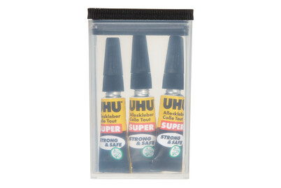 Image of UHU Alleskleber Super Strong & Safe | 3 × 1 g