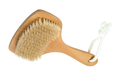 Croll & Denecke Spazzola da bagno quadrata con setole di cinghiale | 20 cm