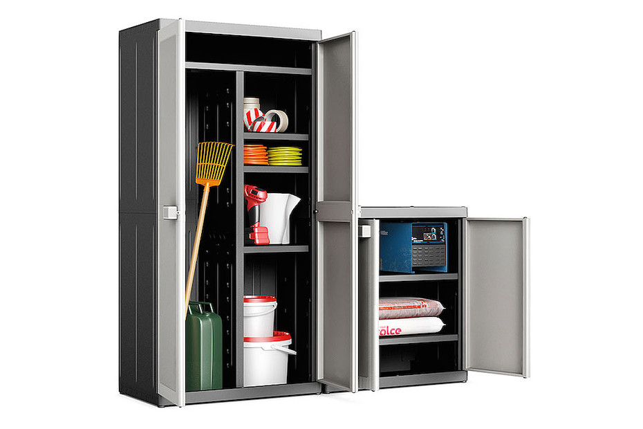 Kunststoffschrank 2 Tablare 65x45x97 cm kaufen bei JUMBO