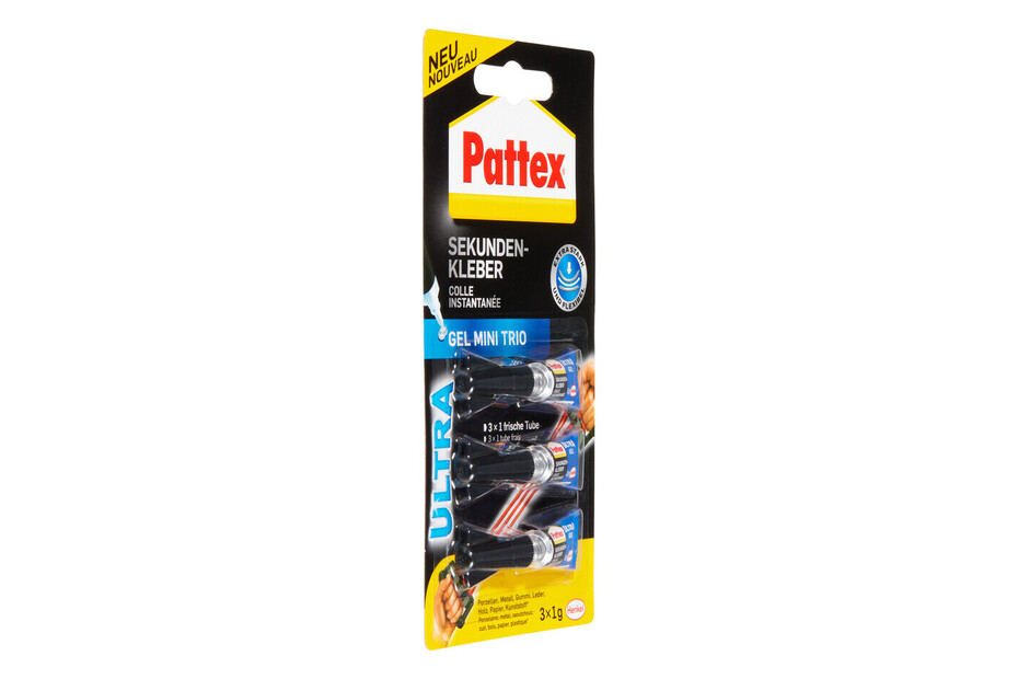 Pattex Ultra Gel Sekundenkleber, 3 G 3 G - EEJIOQ Pattex Ultra Gel Sekundenkleber, 3 G 3 G - EEJIOQ