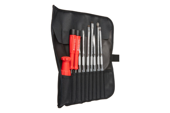 PB SWISS TOOLS 215.A Roter Classic-Griff – Für Wechselklingen Typ 215, Schweizer Qualität