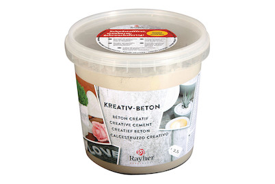 Image of Rayher Kreativ-Beton Grau | 2.5 kg