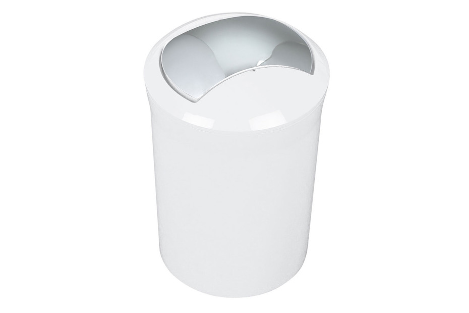 Poubelle à Bascule Spirella Move 2L Jaune Frosty – Compacte, Élégante Et Pratique Pour Salle De Bain