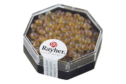 Image of Rayher Miyuki Perle Tropfen Transp. Gefrostet | 3.4 mm