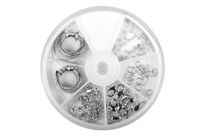 Rayher Kit de démarrage Accessoires pour bijoux en métal Argent