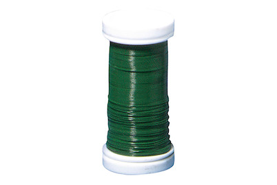 Image of Rayher Blumendraht Dunkelgrün | 0.35 mm × 100 m
