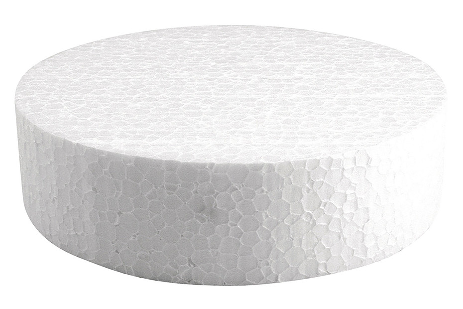 Grand Disque Polystyrène Haute Densité 60 Cm Diamètre X 15 Cm Épaisseur – 28 Kg/m³ – Idéal Pièce Montée Et Gâteaux