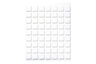 Image of Rayher 3-D Klebeplättchen | 11 × 12 × 2 mm | 63 Stück