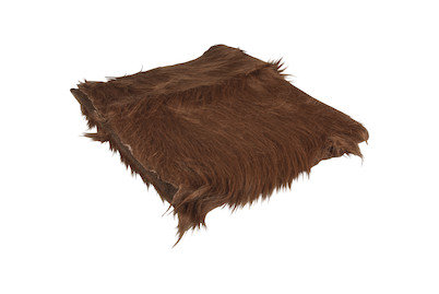 Rayher Peluche a pelo lungo Marrone Scuro | 30 × 48 cm | 7 cm
