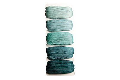 Rayher Filo di cotone Stitch e Knot in 5 colori da 10 m | 50 m