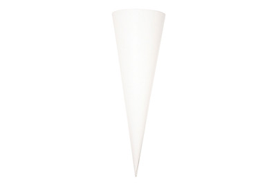 Image of Rayher Schultütenrohling Weiss | 70 cm