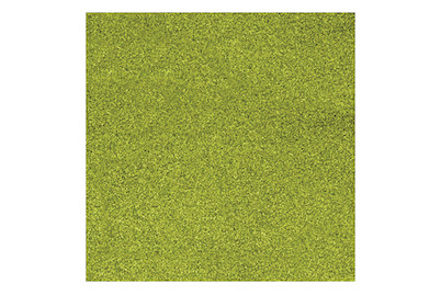 Rayher Carta per Scrapbooking Glitter Verde Maggio | 30,5 × 30,5 cm | 200 g/m²