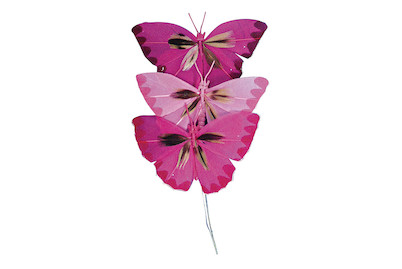 Image of Rayher Federschmetterling | 2 × 4 cm | 6 Stück