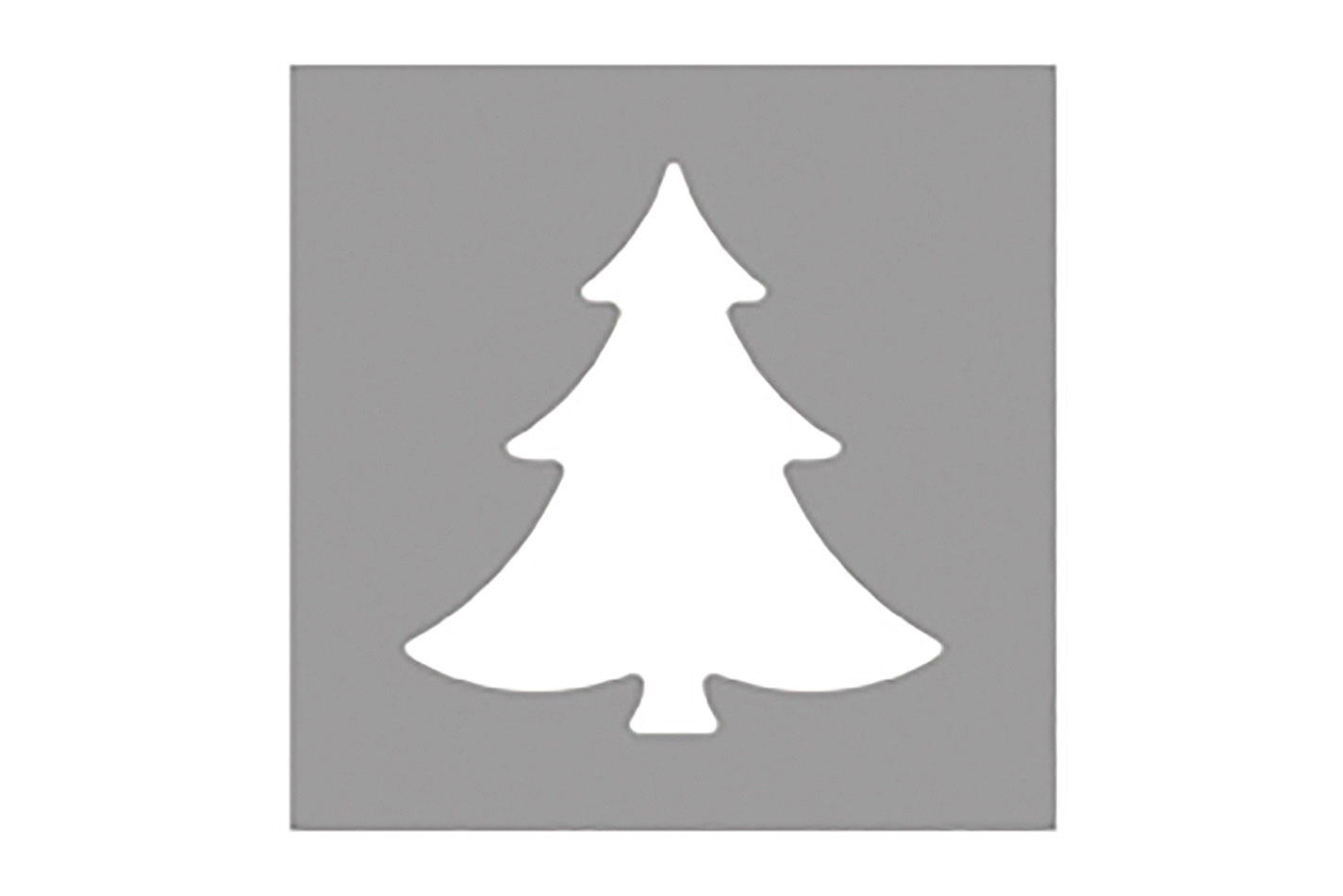 Rayher Forbici a forma di Albero di Natale | ⌀ 5 cm | 2 Pezzi