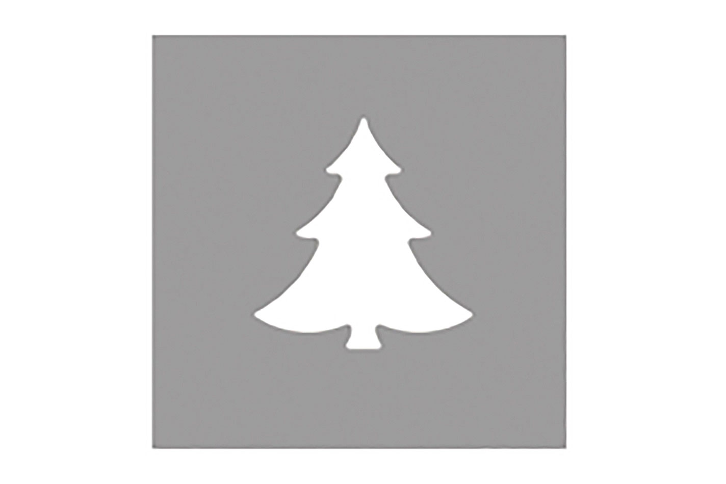 Rayher Forbici decorative a forma di Albero di Natale | 3,8 cm
