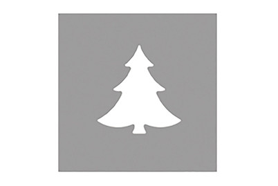 Rayher Forbici decorative a forma di Albero di Natale | 3,8 cm