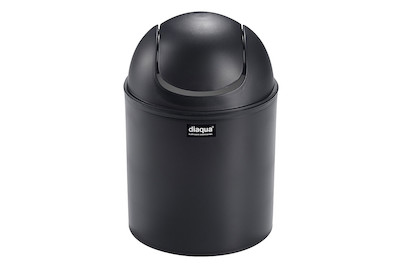 Diaqua Secchiello per cosmetici Frosted Antracite | 20 × 13.5 × 13.5 cm