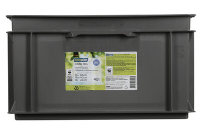 Utz Rako Oecoplan Contenitore Scatola Grigio Scuro | 60 × 40 × 22 cm | 40 l