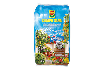 Compo Sana „La leggera“ Terriccio per piante da balcone | 35 l