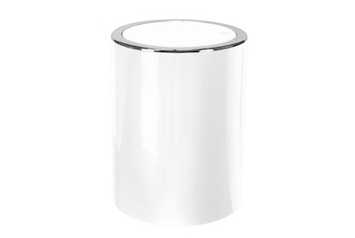 Kleine Wolke Pattumiera da bagno con coperchio basculante | 24.5 × 19 × 19 cm | 5 l