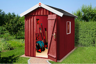 Weka Casa da giardino Stile Svedese Rosso | 2 | 246 × 162 × 220 cm