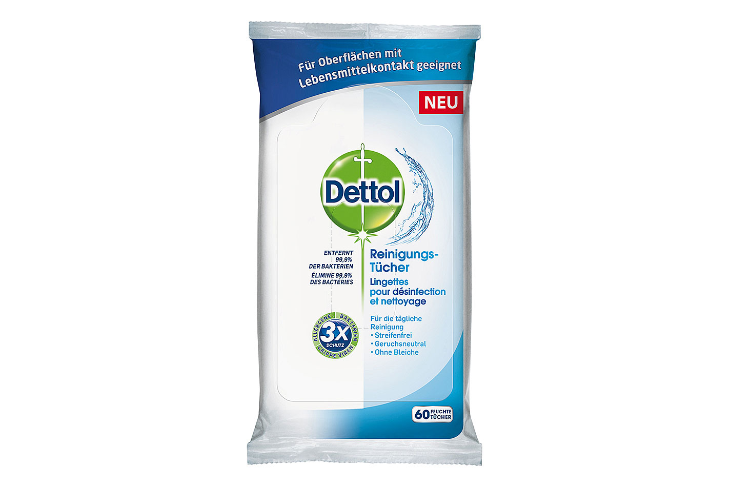 Dettol Desinfektions Reinigungtücher 60 Stk