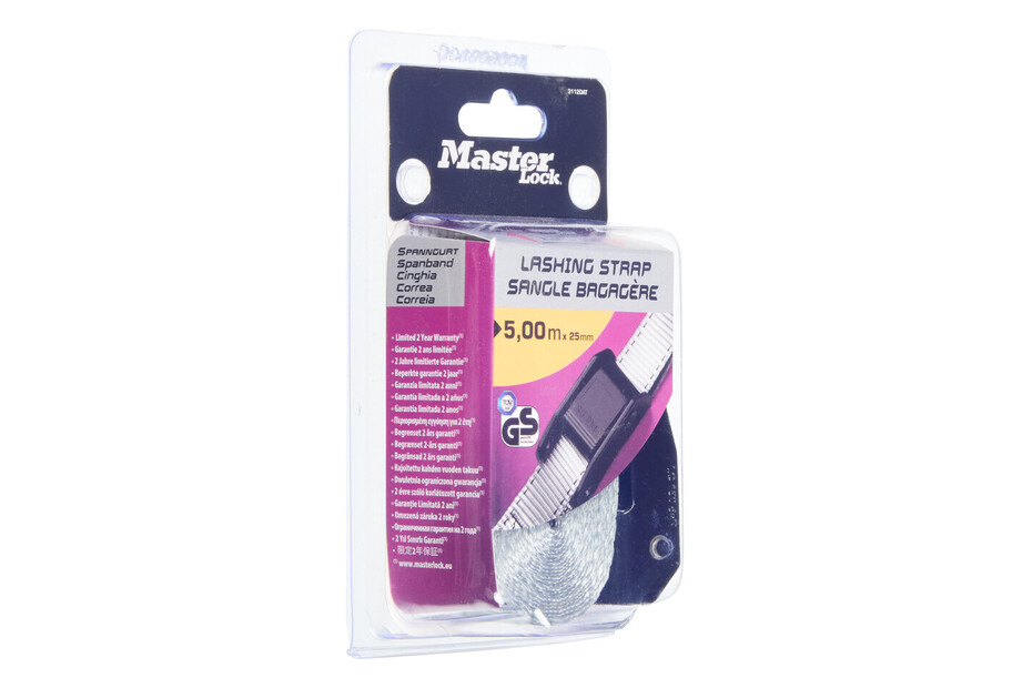 6 Cinghie Di Fissaggio Resistenti Fino A 250 Kg; Larghezza 25 Mm, 1 Pezzo Da 3 M, 4 M, 5 M E 6 M In Nero, Blu, Rosso, Giallo Fluo, Verde Oliva - Foto 1