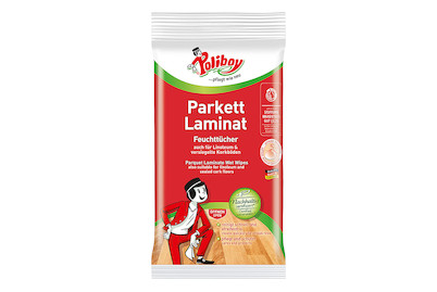 Image of Poliboy Parkett Laminat Feuchttücher 15 Stk.