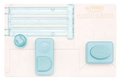Image of Rayher Alphabet Punch Board | Grau