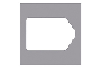 Rayher Forbici decorative con motivo Tag | 6.8 × 4.5 cm | 3 pezzi