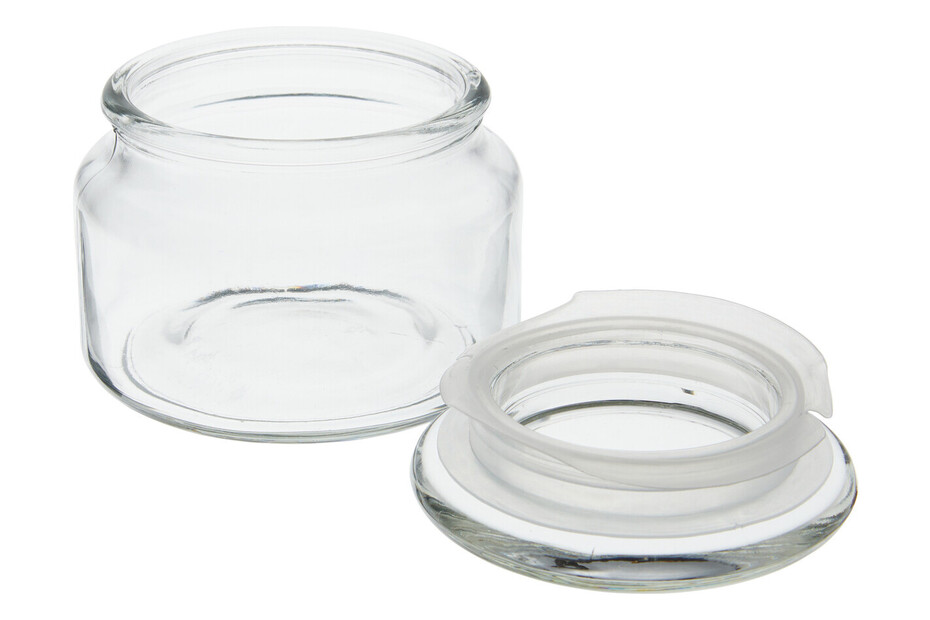 Rayher Vorratsglas mit Glasdeckel | ⌀ 10 cm