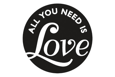 Image of Rayher Labels Gips All You Need Is Love | 4.5 cm