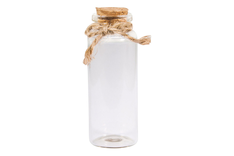 Rayher Glasgefäss mit Korkdeckel | ⌀ 3 × 7.5 cm