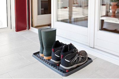 Oecoplan Vassoio raccogligocce per scarpe Drops Antracite | 48 × 37 cm